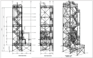 Reactor Support Tower | Quadro Design Pty Ltd